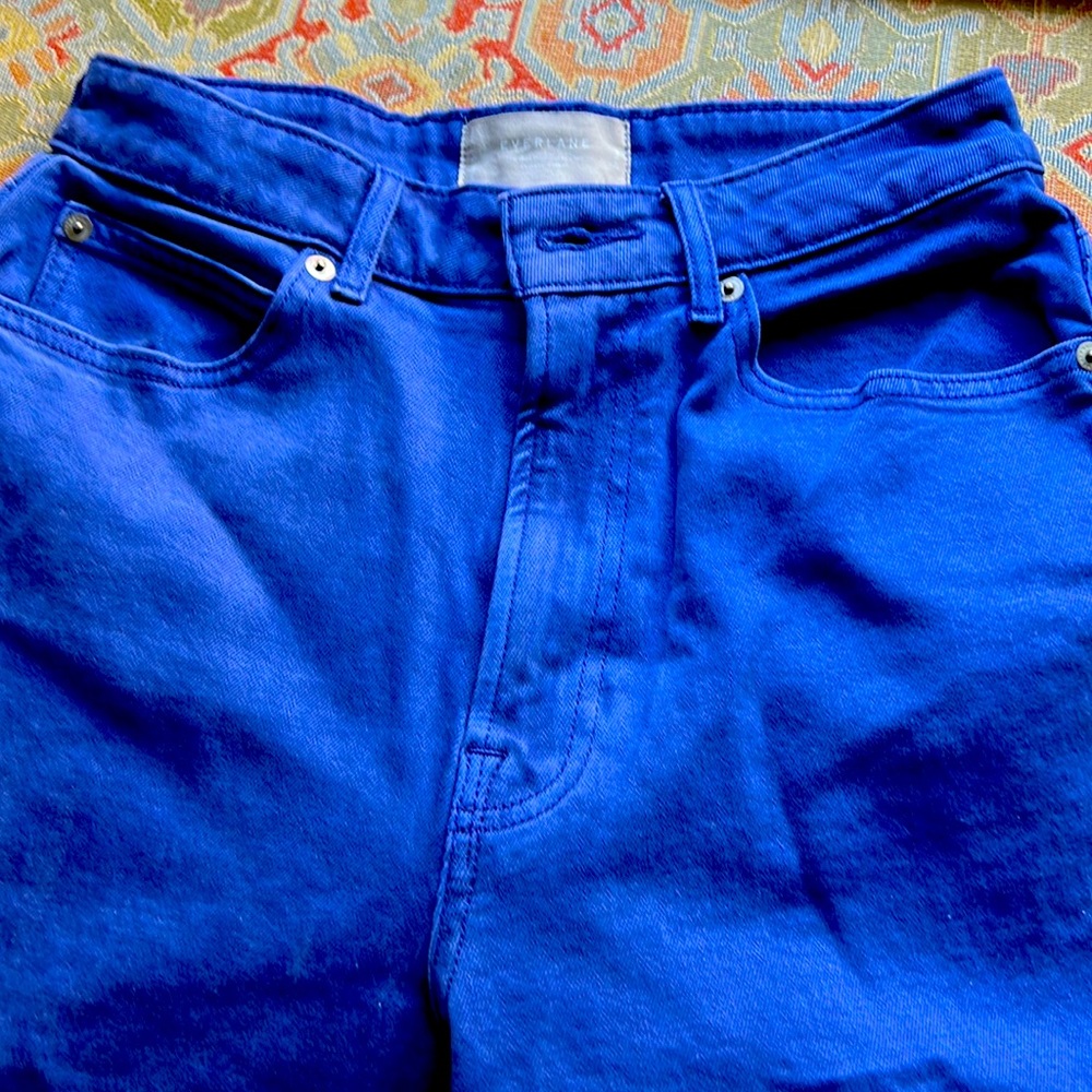 NWOT Everlane deep blue jeans